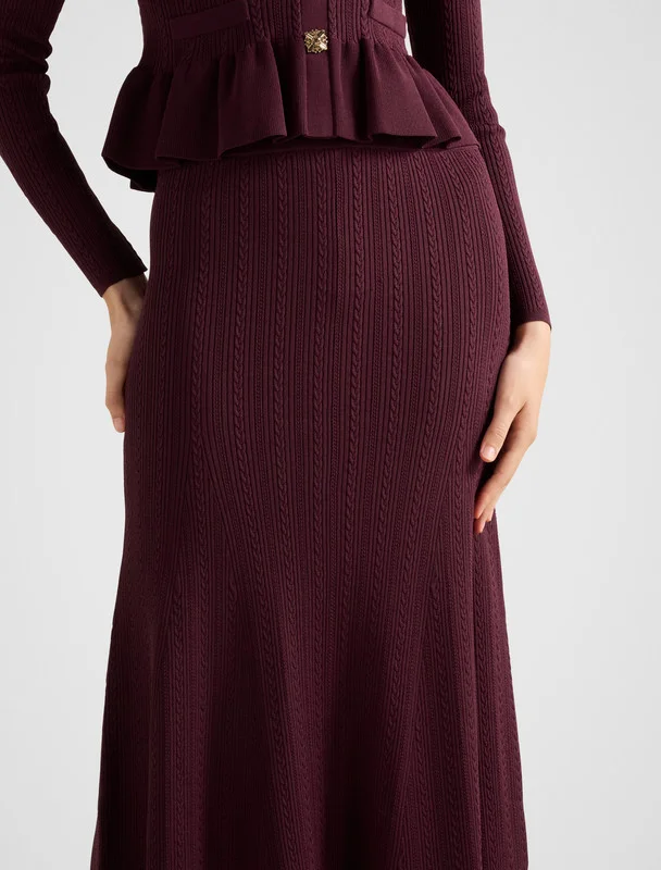 forever new  Kn7540-Plum Women's Shrug for Women | Best Price UAE